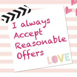 All reasonable offers!